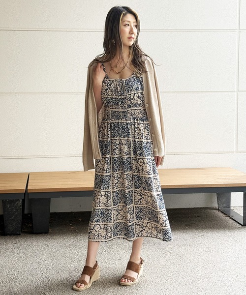 ワンピース BANANA REPUBLIC FACTORY STORE　　スモック ウエスト ミディ ワンピースの画像