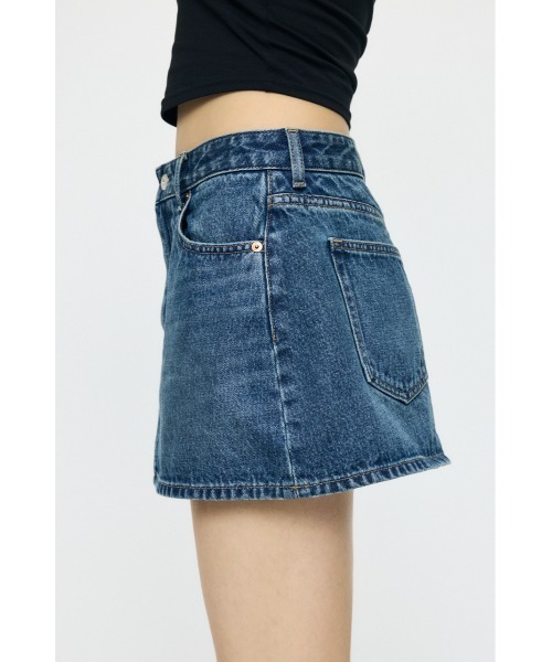 MOUSSY（マウジー） デニムスカート LOW SLUNG ミニスコート