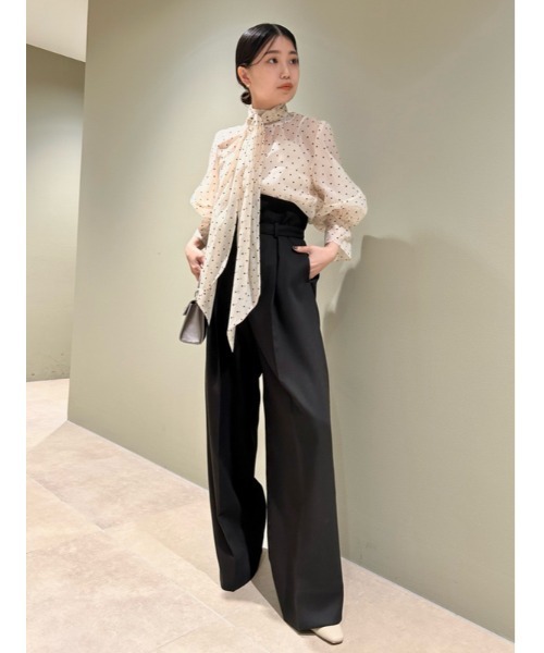 「LILY BROWN」 7分袖ブラウス FREE ベージュ レディース_画像6