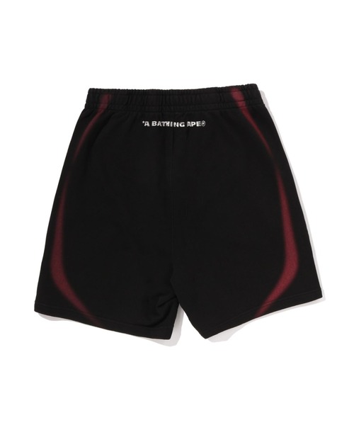 パンツ HEAVY WASH HAND DRAW FOOTBALL LOGO RELAXED FIT SWEAT SHORTS メンズの画像