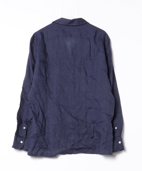 「BRILLA per il gusto」 長袖シャツ X-LARGE ネイビー メンズ_画像2
