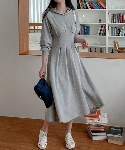 ABITOKYO（アビトーキョー） 長袖ワンピース X-LARGE ボルドー