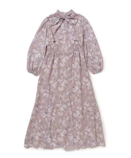 「WILLSELECTION」 長袖ワンピース MEDIUM ブルー レディース_画像3