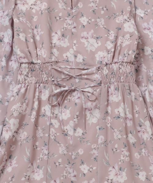 「WILLSELECTION」 長袖ワンピース MEDIUM ブルー レディース_画像4