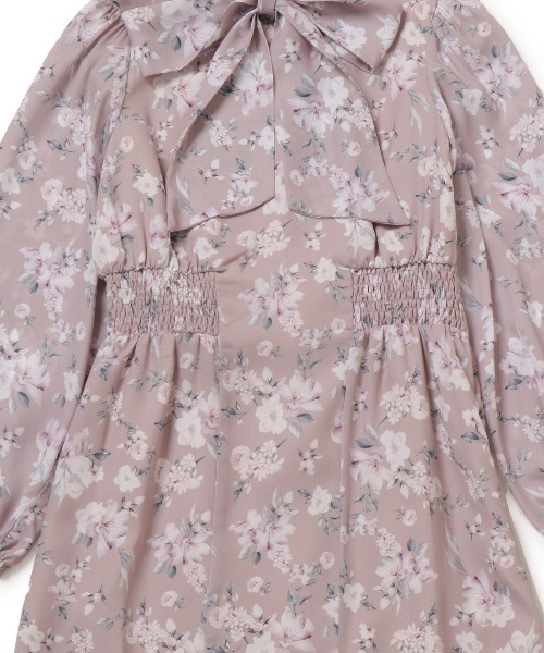「WILLSELECTION」 長袖ワンピース MEDIUM ブルー レディース_画像7