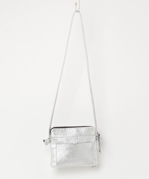GIANNI CHIARINI ショルダーバッグ シルバー GIANNI CHIARINI（ジャンニ キアリーニ） ショルダーバッグ - シルバー
