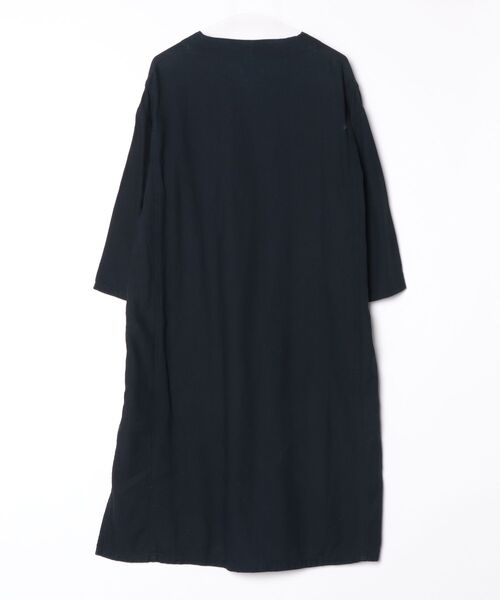 「Plantation」 7分袖ワンピース M ネイビー レディース_画像2