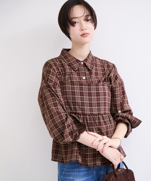 le cercle ADAM ET ROPE' キャミソール チェックビスチェ : ZOZOTOWN