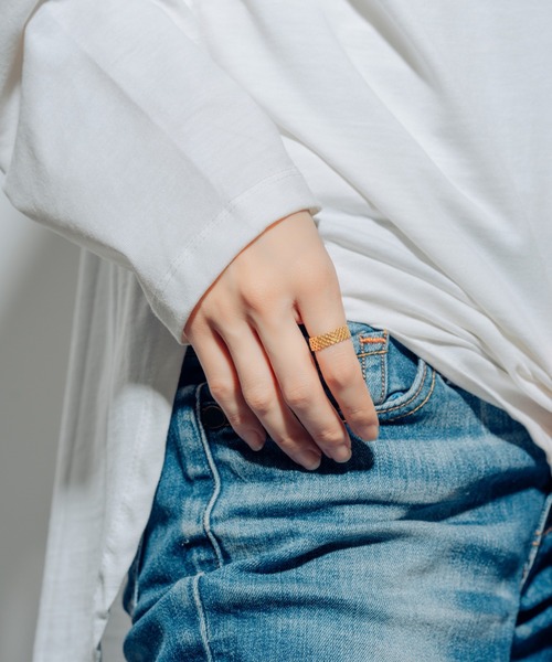 「Jewel closet by L&Co.」 リング 15号 ゴールド レディース_画像7