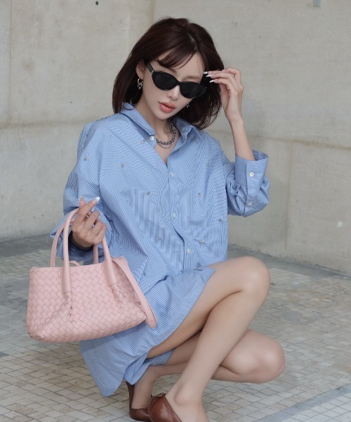 JOSE MOON（ジョゼムーン） ブラウス シャツ REPOS OVER BOWTIE SHIRT 
