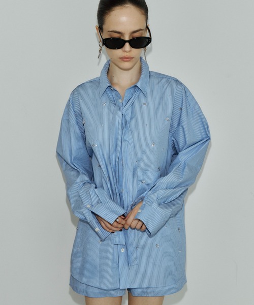 JOSE MOON（ジョゼムーン） ブラウス シャツ REPOS OVER BOWTIE SHIRT 