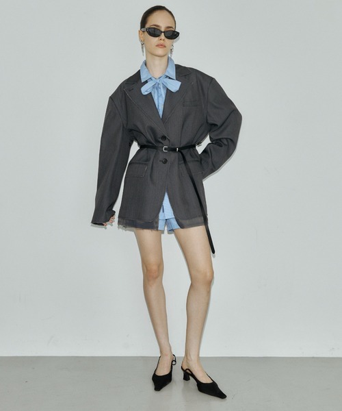 JOSE MOON（ジョゼムーン） ブラウス シャツ REPOS OVER BOWTIE SHIRT 