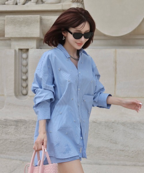 JOSE MOON（ジョゼムーン） ブラウス シャツ REPOS OVER BOWTIE SHIRT 