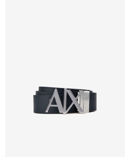 ベルト 「A|X アルマーニ エクスチェンジ」A|Xバックル　レザーベルト メンズの画像