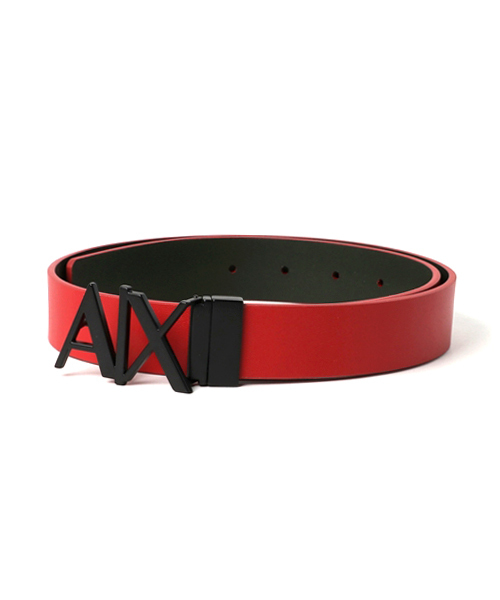 ベルト 「A|X アルマーニ エクスチェンジ」A|Xバックル　レザーベルト メンズの画像