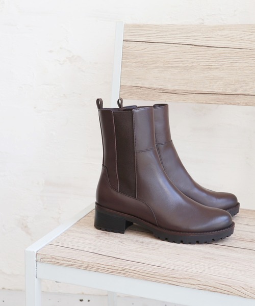 MODE KAORI（モードカオリ） ブーツ 「本革」チェルシーブーツ/21435