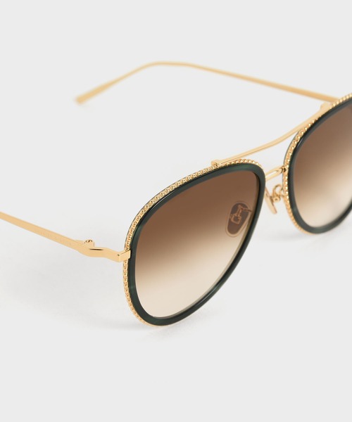 CHARLES ＆ KEITH（チャールズ&キース） サングラス グラディエント