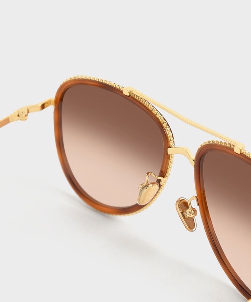 CHARLES ＆ KEITH（チャールズ&キース） サングラス グラディエント