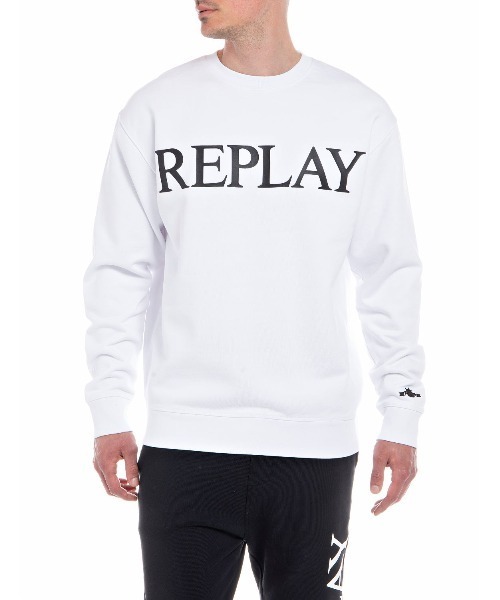 REPLAY（リプレイ） トレーナー スウェット PURE LOGOコットン
