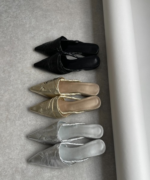 サンダル・ミュール MESH MULES Basket Mesh Mule Sandals/バスケットメッシュミュールサンダル