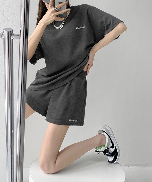 MAISON DE THERESE セットアップ スポーツ2点セット（クルー