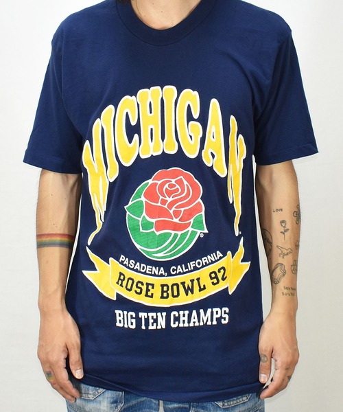 VINTAGE tシャツ 「ヴィンテージ古着」90's MICHIGAN ROSE BOWL