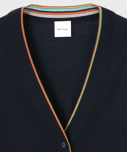 Paul Smith カーディガン 黒 ウィメンズ シアー カーディガン（ダークブルー） ｜ポール・スミス