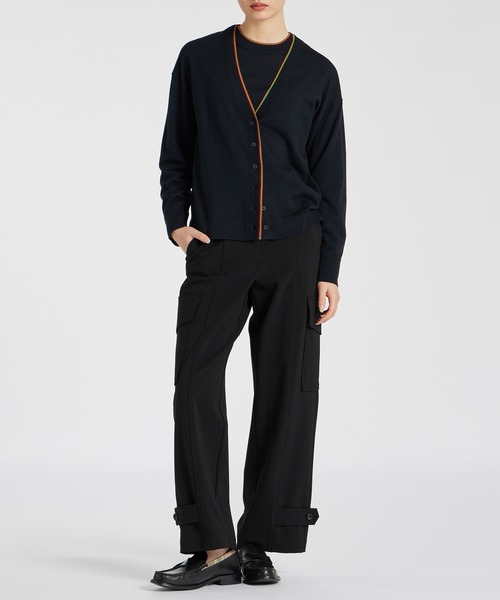 Paul Smith - ポールスミス　ウィメンズ シグネチャーストライプポイント　ニットカーディガン Paul Smith カーディガン ウィメンズ シグネチャーストライプ