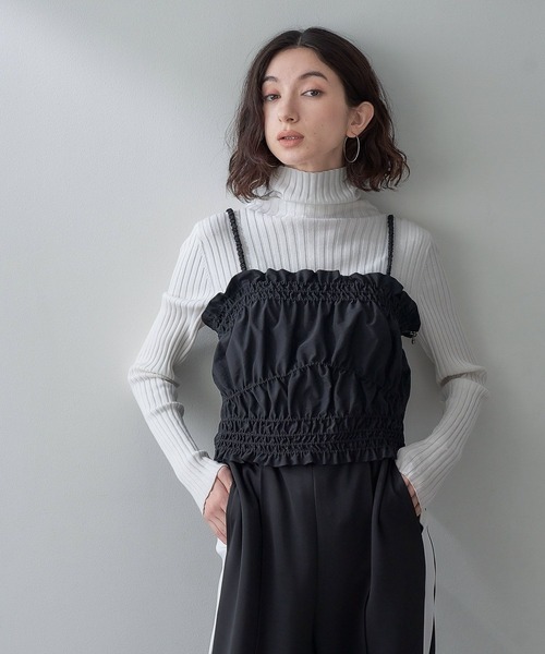 「eL」Shirring BarTop/990522 レディース