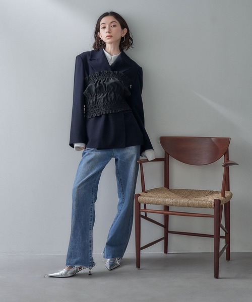 「eL」Shirring BarTop/990522 レディース eL」Shirring BarTop/990522 レディース : ZOZOTOWN Yahoo!店