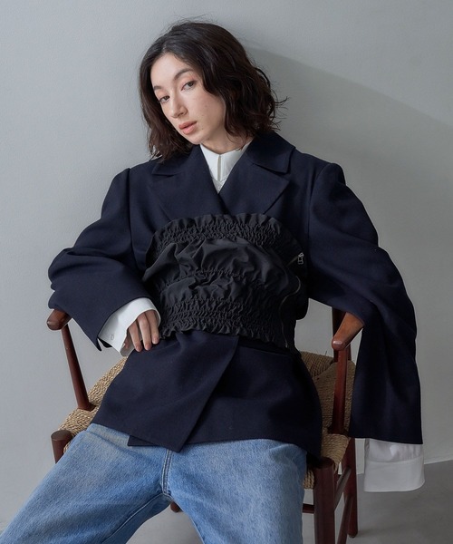 「eL」Shirring BarTop/990522 レディース eL」Shirring BarTop/990522 レディース : ZOZOTOWN Yahoo!店