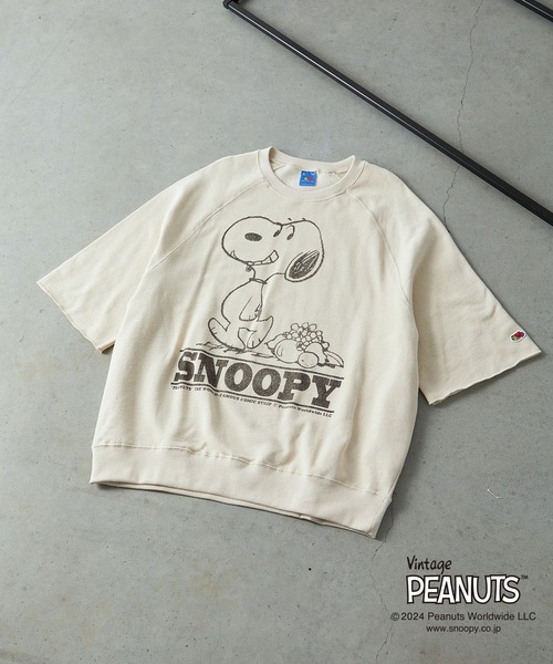 FRUIT OF THE LOOM tシャツ 「FRUIT LOOM」PEANUTSコラボ甘編み