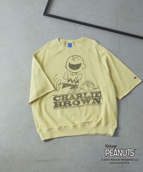 FRUIT OF THE LOOM tシャツ 「FRUIT LOOM」PEANUTSコラボ甘編み