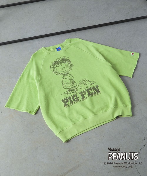 FRUIT OF THE LOOM tシャツ 「FRUIT LOOM」PEANUTSコラボ甘編み