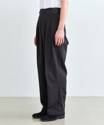 スラックス Two tuck gurkha slacks /2タックグルカスラックス メンズ レディース｜ZOZOTOWN Yahoo!店