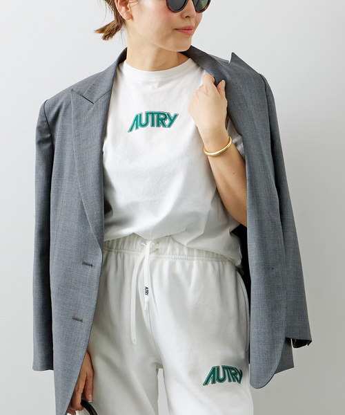 AUTRY 売れ筋商品|||オートリー Tシャツ トップス レディース T-shirts Azure AUTRY tシャツ Tシャツ 「AUTRY/オートリー」 レディース