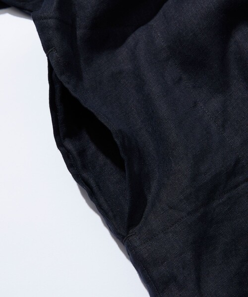 CAHLUMN（カウラム） シャツ 半袖 Linen Pullover Shirt/リネン プル