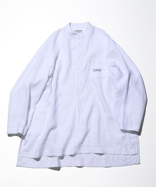 CAHLUMN（カウラム） シャツ Linen Pullover Shirt/リネン プル