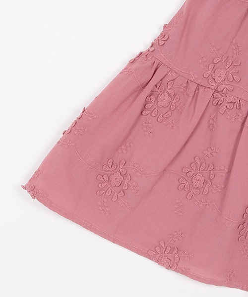 petit main ワンピース お花レースワンピース キッズ 子供服 女の子