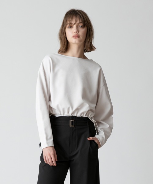 tシャツ ブークレーダンボールクロップドプルオーバー レディース