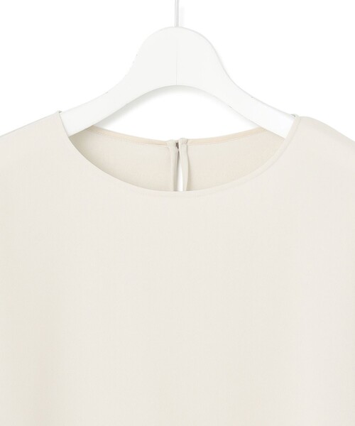 tシャツ 「洗える」ストレッチジョーゼット ラウンドネック カットソー レディース 23区 tシャツ 「洗える」ストレッチジョーゼット ラウンドネック