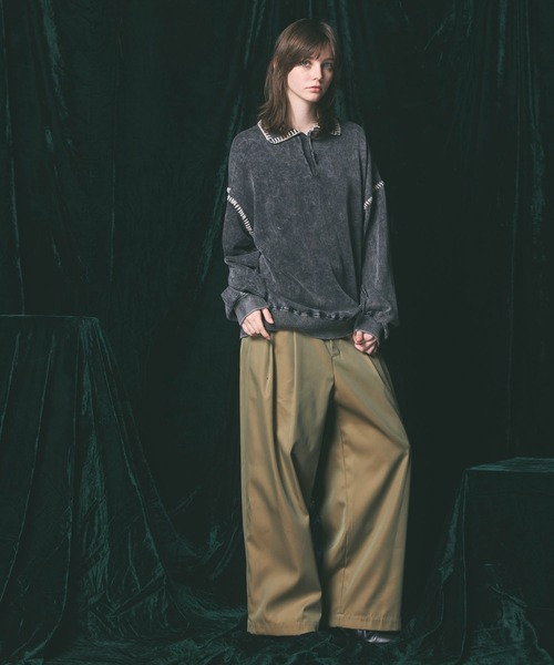 MAISON SPECIAL（メゾンスペシャル） スラックス 「UNISEX」120/2/2