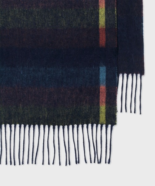 Paul Smith（ポール・スミス） マフラー アーティストストライプエッジ