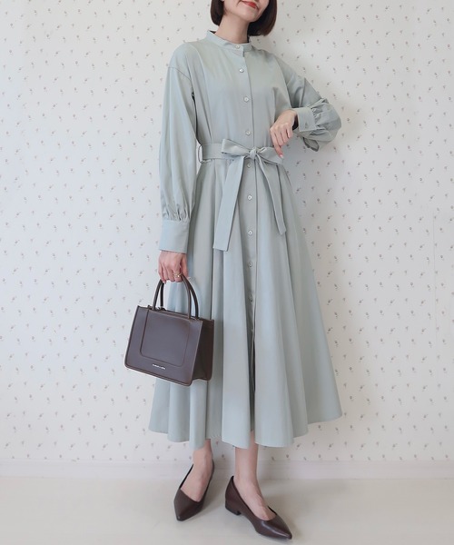 INTERPLAY ワンピース 「INTERPLAY x MAYUKO」Drape Flare One-piece 