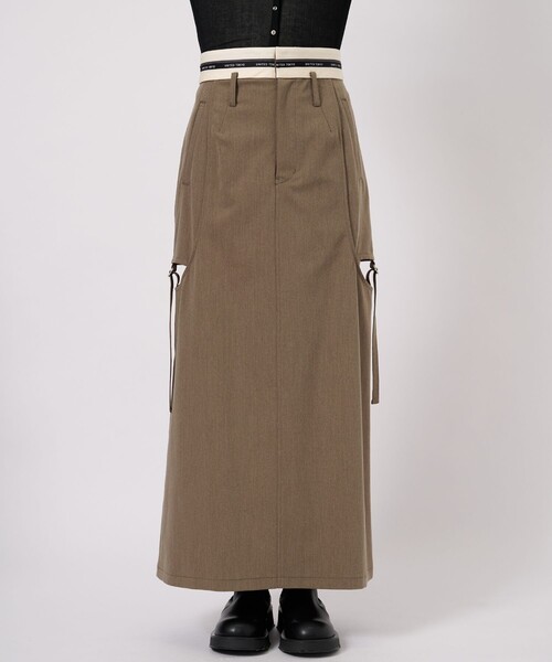 UNITED TOKYO スカート マーベルトサイドホールスカート