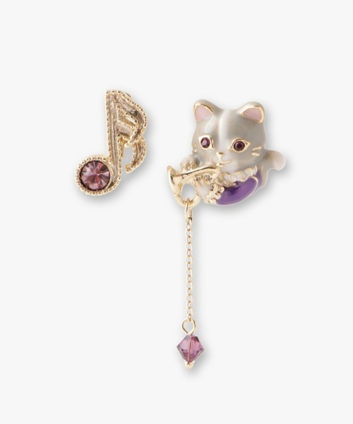 ANNA SUI（アナスイ） イヤリング 猫モチーフ イヤリング レディース