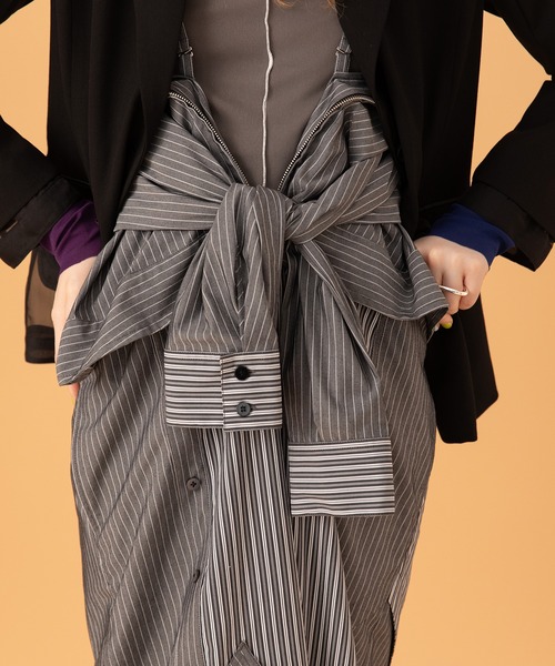 AULA AILA シャツワンピース SHIRT ONE PIECE — aulaaila