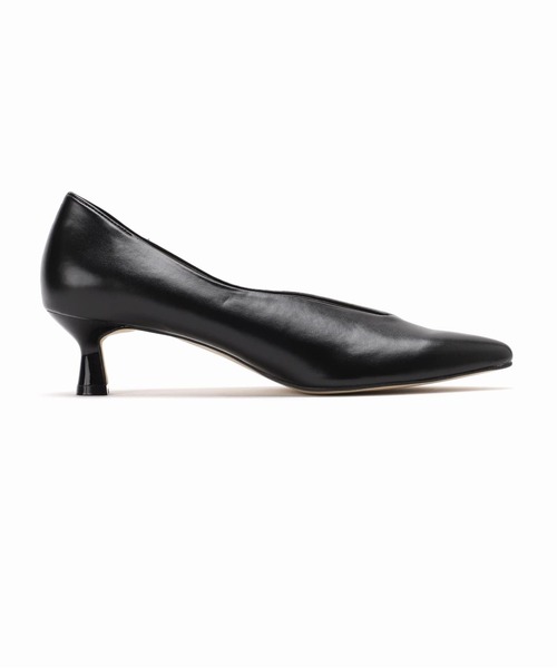 美品【LE TALON 】ポインテッドトゥ　Vカット　ハイバンプパンプス23.5 LE TALON｜《追加》4.5cmポインテッドハイバンプパンプス