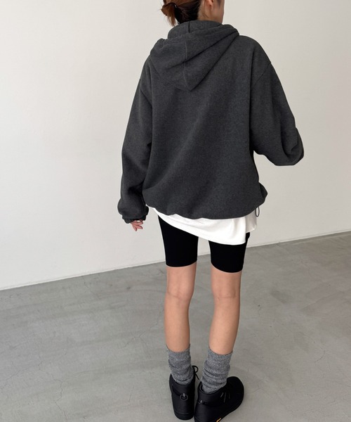 キャナルジーン　CANAL JEAN El mar フリースハーフジップパーカー El marフリースハーフジップパーカー | CANAL JEAN（キャナルジーン