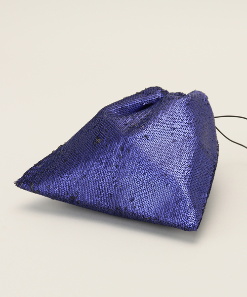 Maria La Rosa マリアラローザ 超美品 クラッチバッグ 青Xベージュ IENA LA BOUCLE クラッチバッグ パーティーバッグ Maria la rosa